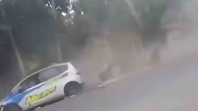 Kecelakaan maut saat drag race di Sirkuit Jalan AP Mokoginta, Kelurahan Upai, Kecamatan Kotamobagu Utara