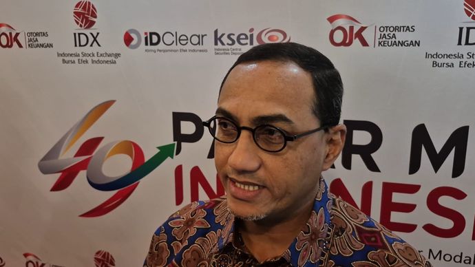 Kepala Eksekutif Pengawas Pasar Modal, Keuangan Derivatif, dan Bursa Karbon OJK Hasan Fawzi 