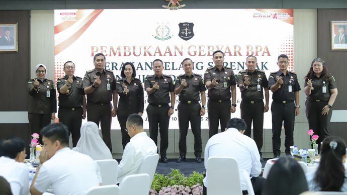 BPA Kejaksaan gelar lelang serentak. 