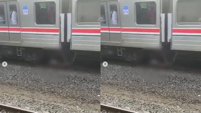 Seorang anak sekolah tertabrak kereta api di perlintasan Stasiun Jurangmangu, Tangerang Selatan, Senin sore, 10 Agustus 2026.