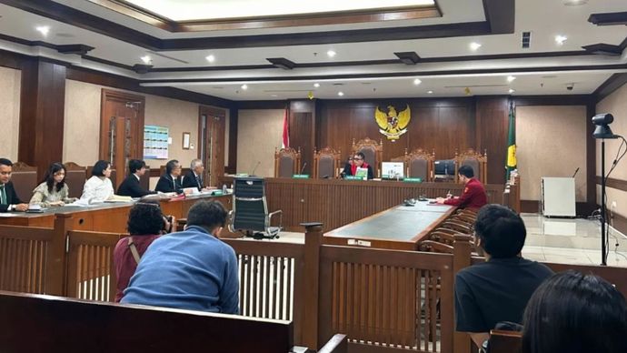 Sidang praperadilan eks Wakil Kepala BGN Lodewyk Pusung di Pengadilan Negeri Jakarta Pusat, Rabu, 12 Agustus 2026.