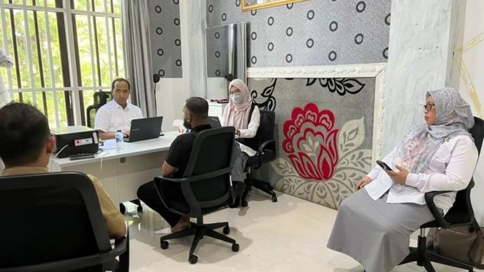 Pejabat Kementerian Haji dan Umrah memeriksa dan mengumpulkan bukti atas dugaan pelanggaraan perjalanan umrah oleh PT TAS.