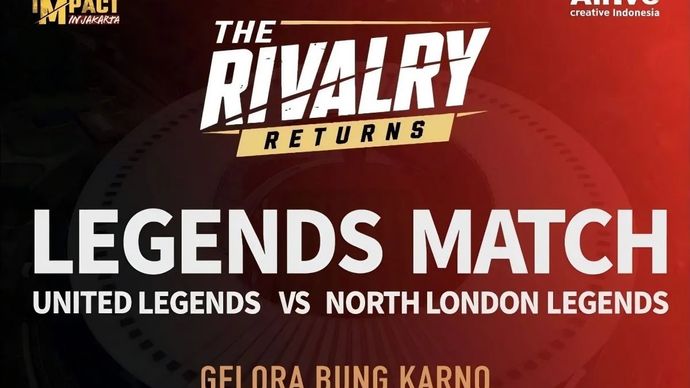 Laga antara para legenda sepak bola dunia, yaitu United Legends versus North London Legends, akan tersaji di Stadion Utama Gelora Bung Karno, Jakarta, pada Sabtu 10 Oktober mendatang. 