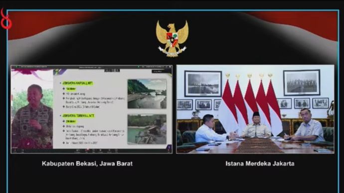 Prabowo Subianto meresmikan pembangunan dan revitalisasi sebanyak 3.395 jembatan TNI/Polri serta 3.000 sumber air bersih milik TNI Angkatan Darat di berbagai daerah di Indonesia