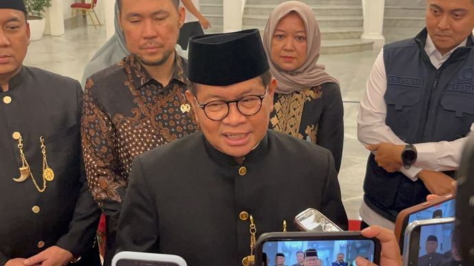 Pramono Anung di Balairung, Balai Kota DKI Jakarta, Rabu, 19 Agustus 2026