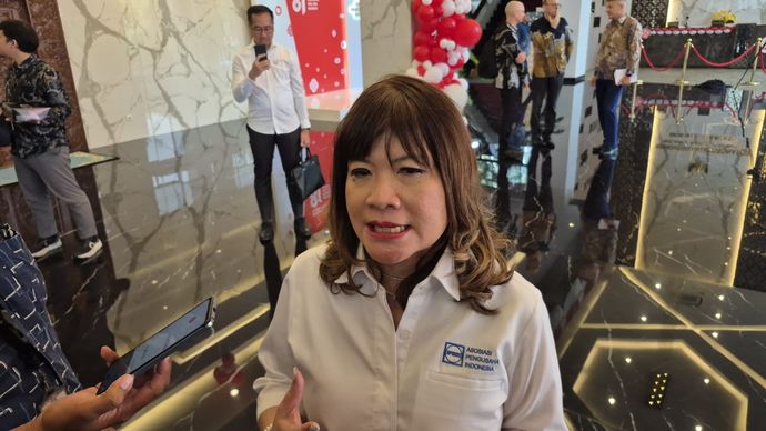 Ketua Umum Asosiasi Pengusaha Indonesia (Apindo) Shinta Kamdani merespons terkait angka Pemutusan Hubungan Kerja (PHK) yang mencapai 43 ribu orang sepanjang Januari-Juli 2026.