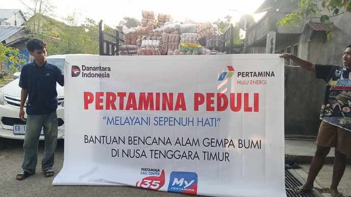Tanggap Darurat Bencana NTT: Pertamina Hulu Energi Kirim Logistik dan Personel  Bantuan.