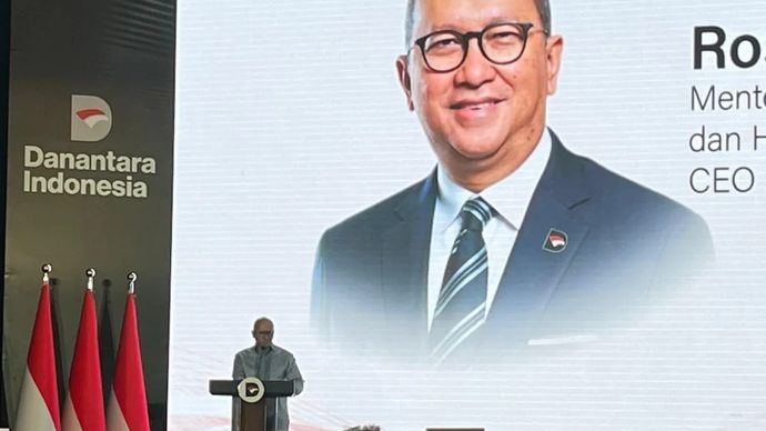 Menteri Investasi dan Hilirisasi/Kepala Badan Koordinasi Penanaman Modal (BKPM) sekaligus CEO Danantara Rosan Roeslani dalam Peluncuran Babak Baru Tata Kelola Ekspor SDA yang digelar di Jakarta