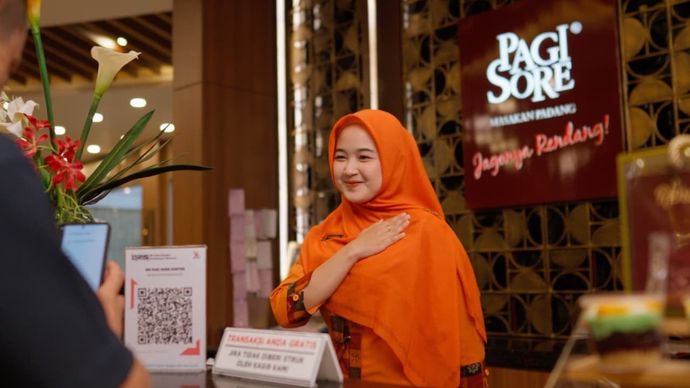 Suasana pelayanan di restoran Pagi Sore. BNI terus menghadirkan ekosistem pembayaran digital dan solusi pengelolaan keuangan untuk mendukung efisiensi operasional serta pengalaman transaksi pelanggan Pagi Sore