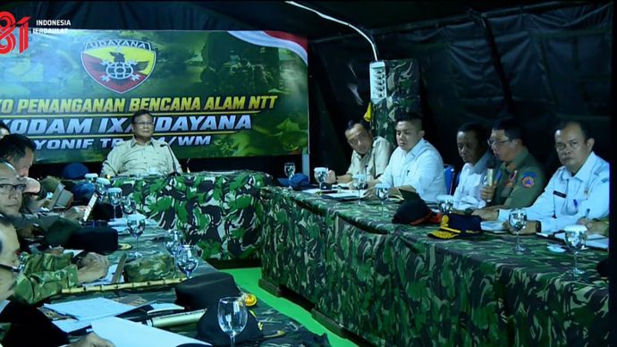 Presiden RI Prabowo Subianto langsung menggelar rapat untuk membahas penanganan gempa Nusa Tenggara Timur (NTT) 