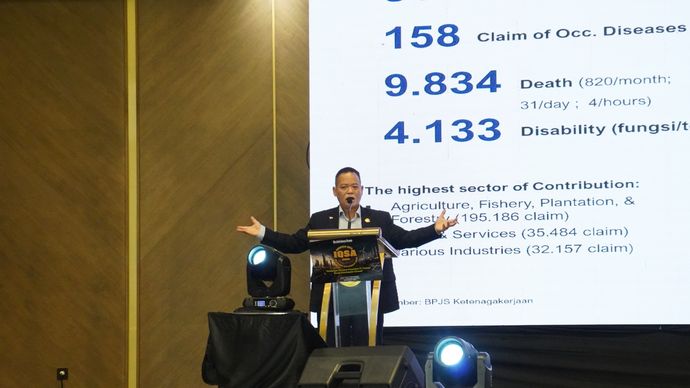 Direktur Bina Pengawasan Ketenagakerjaan dan Pengujian K3 Kementerian Ketenagakerjaan (Kemnaker) Muhammad Idham 