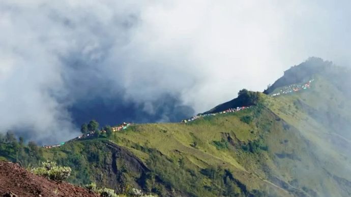 Kawasan Gunung Rinjani Lombok Nusa Tenggara Barat di Lombok Timur, Selasa, 1 September 2026.
