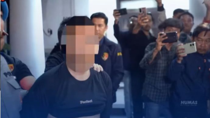 Tampang Pelaku Pembunuhan Wanita dalam Kardus di Bandung