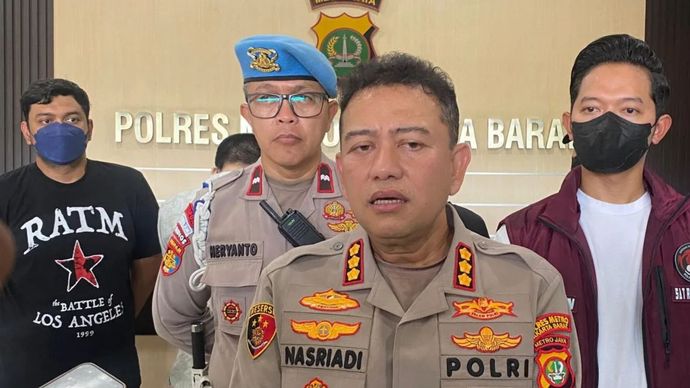 Kapolres Metro Jakarta Barat Kombes Pol. Nasriadi.