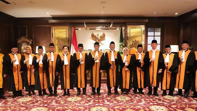 Pelatikan 11 Hakim Agung dan 3 Hakim Ad Hoc di Mahkamah Agung, Jakarta, Rabu , 2 September 2026.