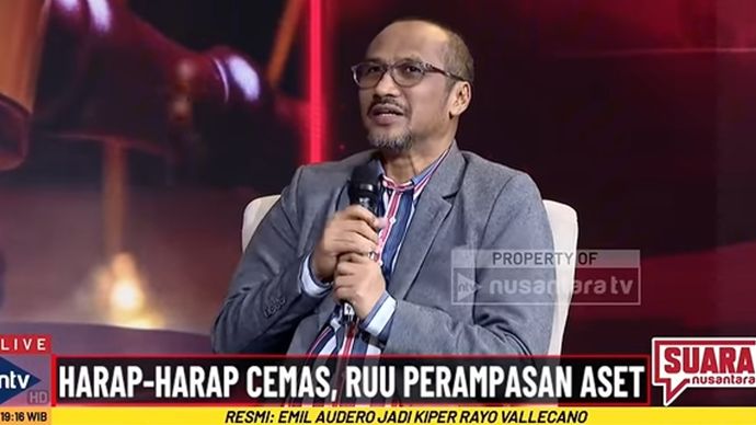 Eks Ketua KPK Abraham Samad di talkshow 
