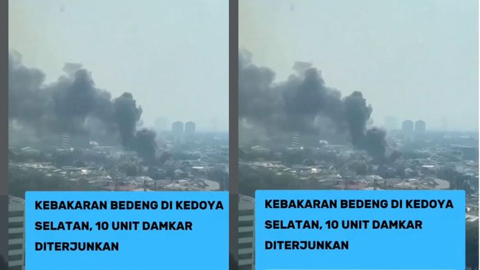 Rumah di Kedoya kebakaran