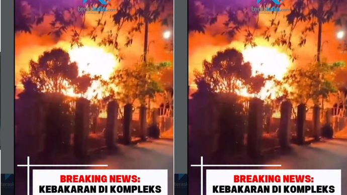 Senin 7 September 2026 skj 04.57  Terjadi Kebakaran Di Komplek DPR kota Banjarmasin