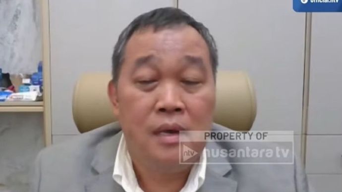 Koordinator Masyarakat Anti Korupsi Indonesia (MAKI), Boyamin Saiman dalam program dialog Merah Putih "Merampas Aset, Menjerat Siapa?" di Nusantara TV, 4 September 2026 yang dipandu host Muhammad Irsal.