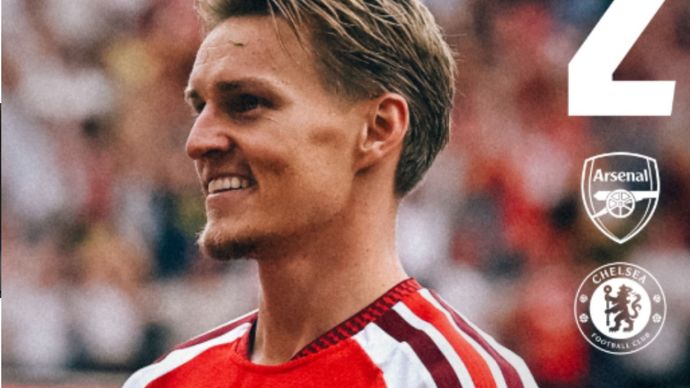 Arsenal keluar sebagai pemenang dalam derby London dengan menekuk Chelsea 2-1 pada pekan ketiga Liga Inggris 2026/27 di Emirates Stadium, Minggu (6/9) malam WIB.