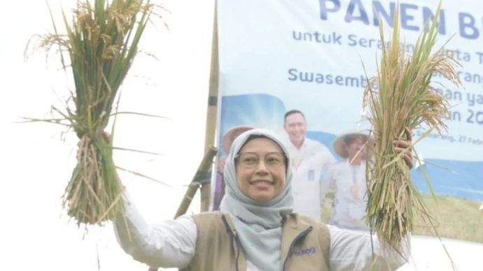 Kepala Perum Bulog Wilayah Jawa Tengah Sri Muniati.