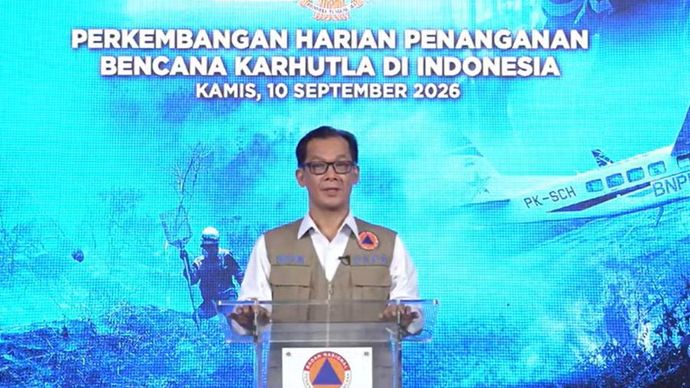 kata Plt. Kepala Pusat Data, Informasi, dan Komunikasi Kebencanaan BNPB, Berton SP Panjaitan