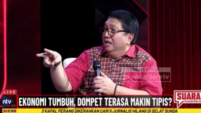 Founder &amp; Chairman Affiliation Global Retail Association (AGRA) Roy Mandey dalam program Suara Nusantara