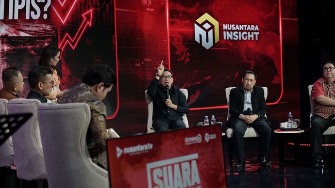 Politisi PDI Perjuangan Ansy Lema dalam program Suara Nusantara