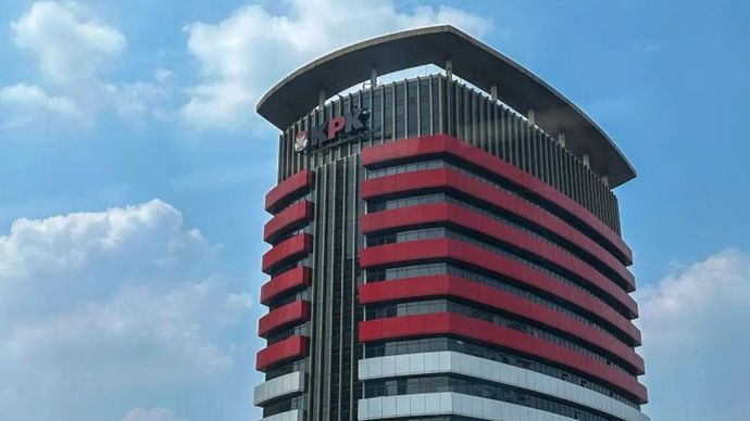 Gedung Merah Putih Komisi Pemberantasan Korupsi di Jakarta