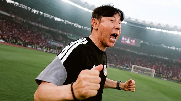 Pelatih Persija Jakarta, Shin Tae-yong. 