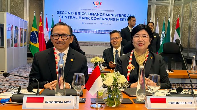 Gubernur Bank Indonesia Destry Damayanti dan Wakil Menteri Keuangan RI Juda Agung