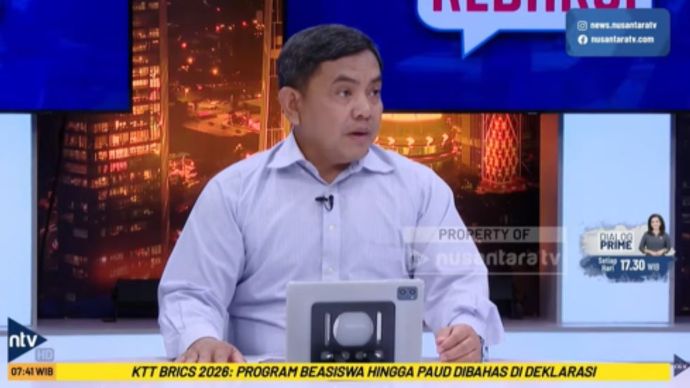 Pakar gempa bumi dan tsunami dari Ikatan Ahli Kebencanaan Indonesia, Dr Daryono dalam program DARI MEJA REDAKSI di Nusantara TV