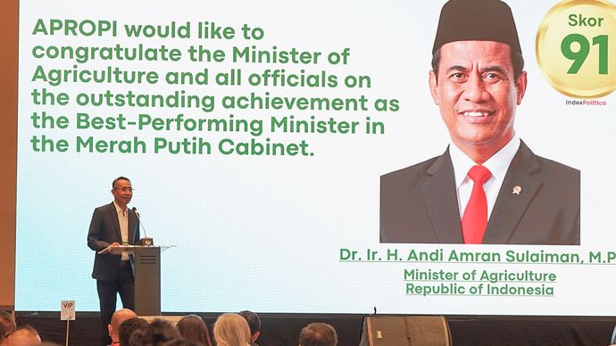 Ketua Umum APROPI Ir. Yanurius Nunuhitu mengapresiasi kinerja Mentan. 