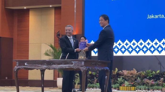 Suahasil Nazara resmi menjadi Menteri Keuangan menggantikan Purbaya Yudhi Sadewa.
