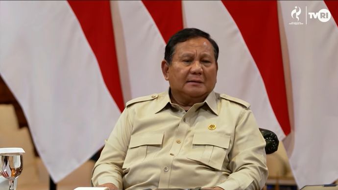 Prabowo dalam Program Presiden Prabowo Menjawab