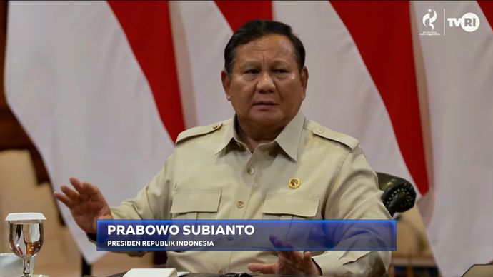 Prabowo dalam Program Presiden Prabowo Menjawab