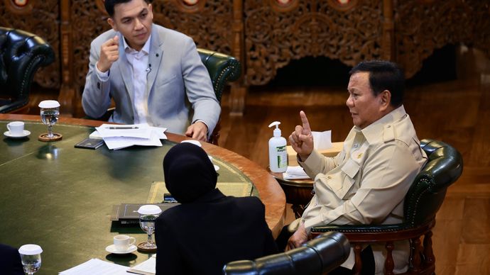 Prabowo dalam Program Presiden Prabowo Menjawab
