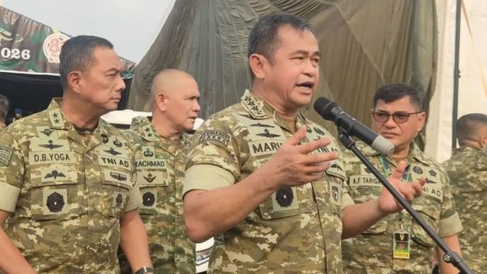 Kepala Staf TNI AD (KSAD) Jenderal TNI Maruli Simanjuntak saat ditemui di acara TNI Fair di Silang Monas, Jakarta Pusat, Sabtu (19/9/2026). 