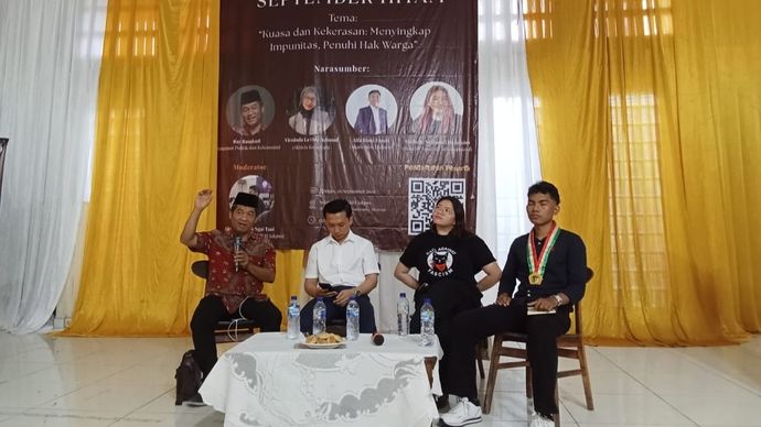 Diskusi yang digelar PMKRI Cabang Jakarta Pusat. 