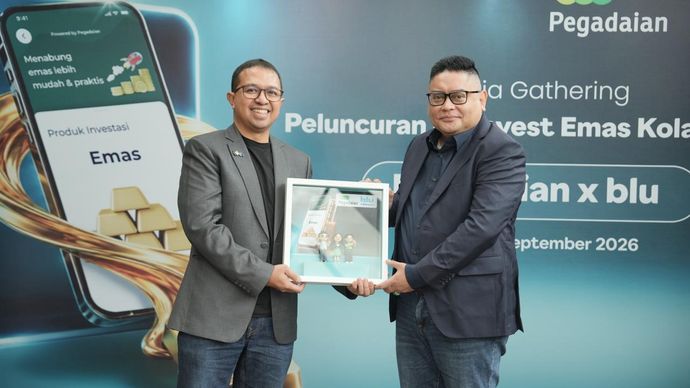 Makin Mudah Investasi Emas, Pegadaian Gandeng blu Lewat bluInvest Emas dengan Modal Rp10 Ribu