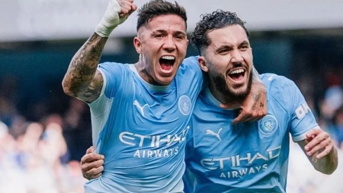Manchester City menang 5-3 atas Sunderland dalam lanjutan pekan kelima Liga Inggris 2026/27 di Etihad Stadium pada Minggu, 20 September 2026.