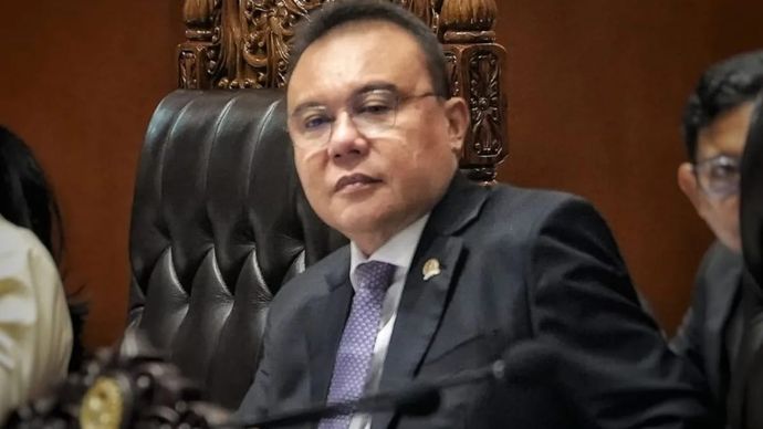 Wakil Ketua DPR RI Sufmi Dasco Ahmad saat rapat paripurna di kompleks parlemen, Jakarta, Selasa, 21 September 2026