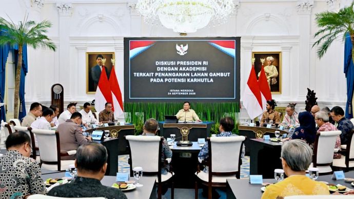 Prabowo Subianto dan Akademisi Diskusi Soal Lahan Gambut