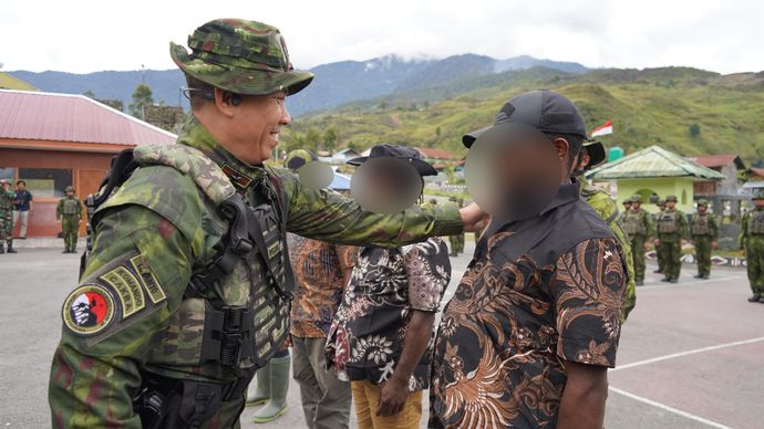 4 Anggota OPM Puncak Jaya Pilih Damai