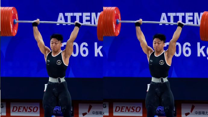 Rahmat Erwin Raih Emas Angkat Besi Kelas 75 kg Asian Games 2026