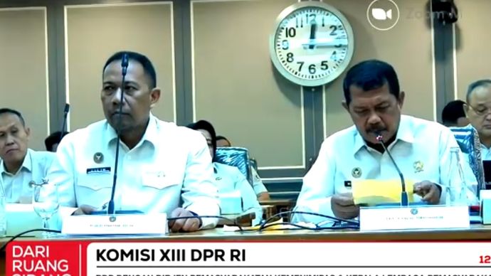 Dirjen Pemasyarakatan, Mashudi. 
