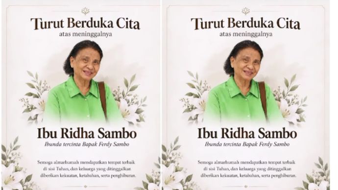 Ibunda Ferdy Sambo Meninggal Dunia