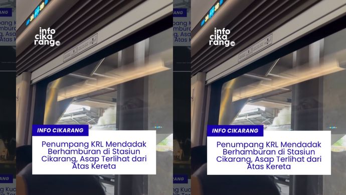 Aktivitas penumpang di Stasiun Cikarang, Kabupaten Bekasi, mendadak diwarnai kepanikan pada Selasa (29/9/2026) sekitar pukul 12.00 WIB.