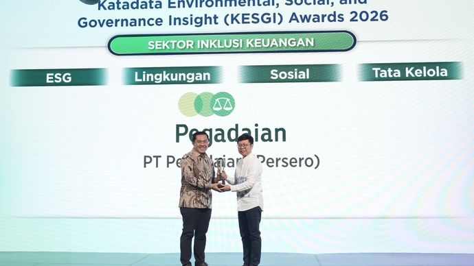 Kinerja ESG di Atas Rata-Rata Sektor, Pegadaian Raih Empat KESGI Award 2026.