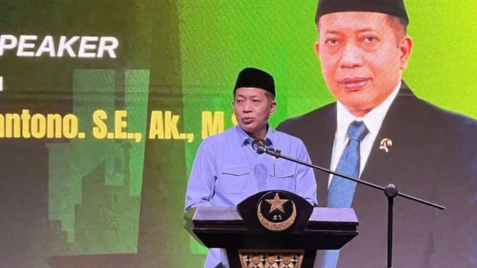 Menteri Koperasi (Menkop) Ferry Juliantono dalam peluncuran Logo Kongres Nasional/Majelis Tahkin ke-42 Syarikat Islam yang digelar di Jakarta